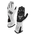 OMP KS-X GLOVES FIA 8877-2022 WHITE SIZE 005 (KIDS)