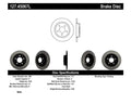 StopTech 04-10 Mazda3 Slotted & Drilled Left Rear Rotor