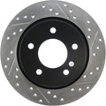 StopTech 04-10 Mazda3 Slotted & Drilled Left Rear Rotor