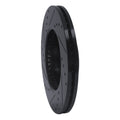 R1 03-05 Mazda 6 Front Right Drilled & Slotted Black Brake Rotor