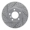 R1 07-21 BMW 228i Front Right Drilled & Slotted Geoperformance Rotor