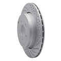 DFC 10-16 Hyundai Genesis Coupe Rear Right Drilled & Slotted Geoperformance Rotor