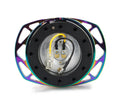 NRG Quick Release Kit Gen 257 - Black Body / Neochrome Cutout Ring