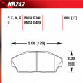 Hawk Performance auto part close-up