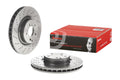 Brembo 06-09 Mercedes-Benz E350/03-06 E500/07-09 E550 Front Premium UV Coated OE Equivalent Rotor