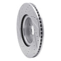 DFC 14-25 Cadillac CT6 Front Right Drilled & Slotted Silver Brake Rotor