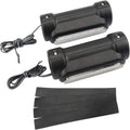 AMBER/WHITE HIGHWAY BAR SWITCHBACK LIGHTS WITH CHROME HOUSIN