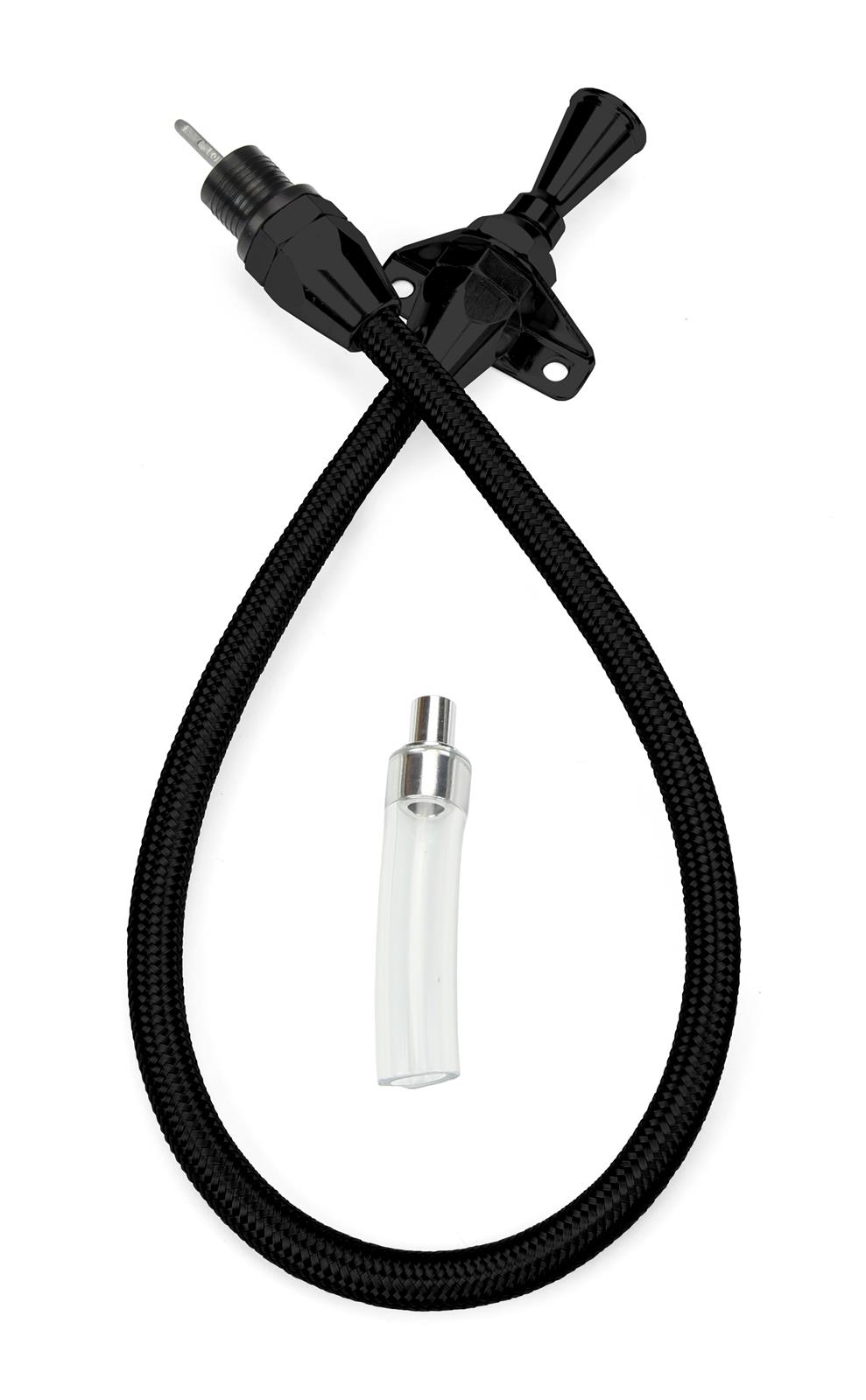 MIDNIGHT SERIES; HITECH FLEXIBLE BRAIDED STAINLESS TRANSMISSION DIPSTICK; GM TH