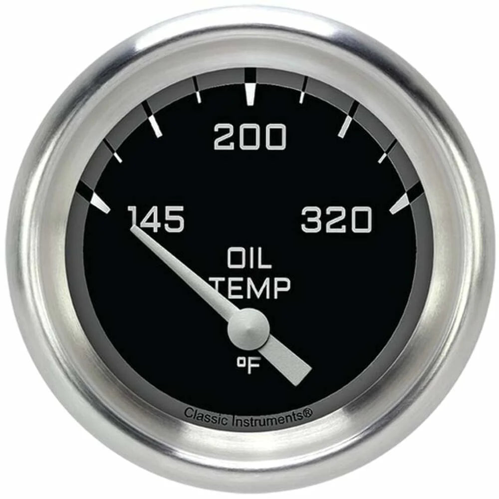 AUTO CROSS GREY 2 5/8IN OIL TEMP