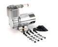 100C CHROME COMPRESSOR KIT W/ OMEGA MOUNTING BRACKET (12V CE 15% DUTY SEALED)