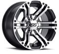 ITP SS 212 12x7 / 4x137 BP / 5+2 Offset Machined Wheel