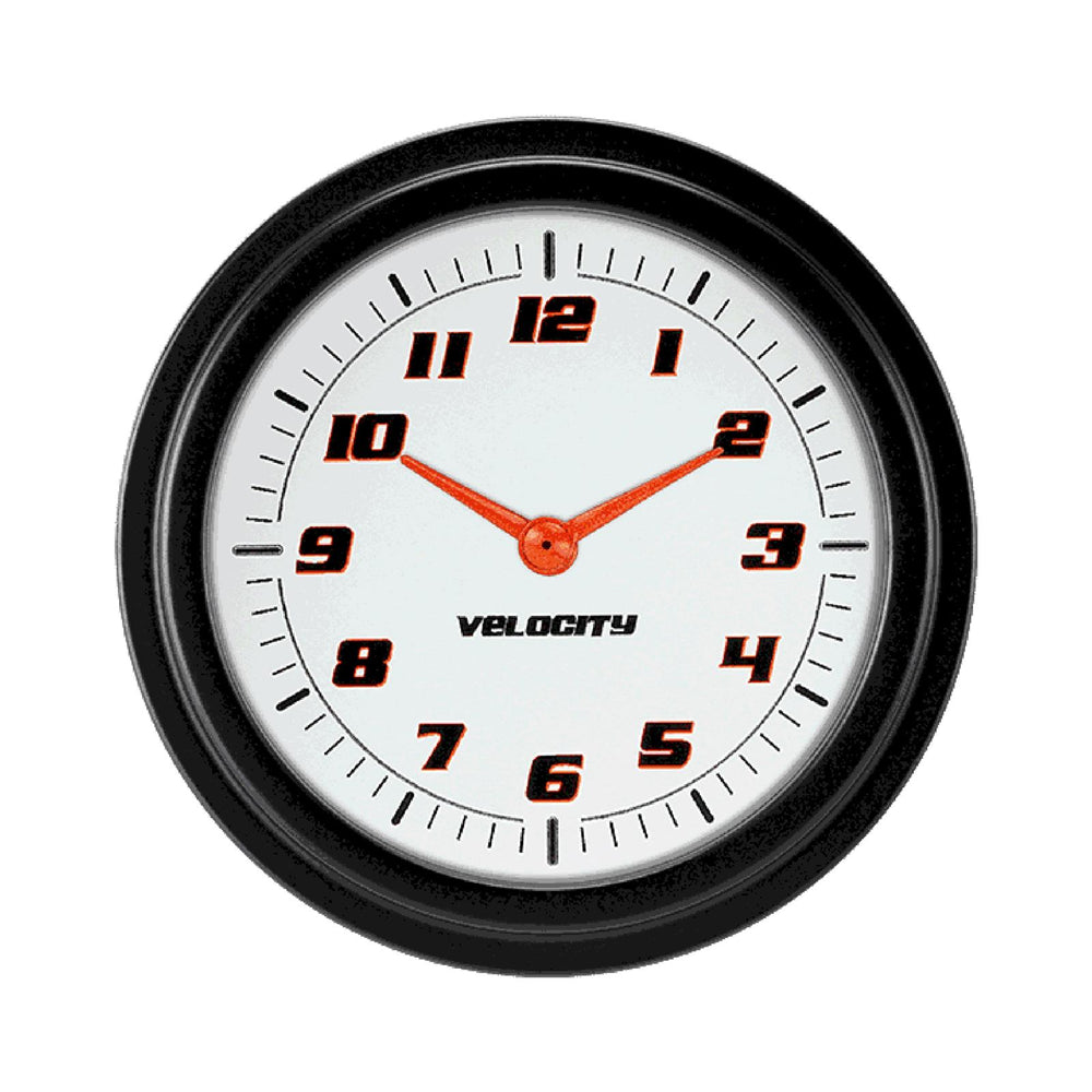 VELOCITY 2 5/8IN CLOCK WHITE