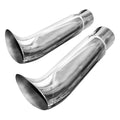 Stainless Works Elf Ear Exhaust Tips 2 1/2in Body 2 1/2in ID Inlet