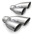 Stainless Works Elf Ear Exhaust Tips 2 1/2in Body 2 1/2in ID Inlet