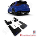 Rally Armor 22-25 VW MK8 Golf GTI/R Black UR Mud Flap w/Blue Logo