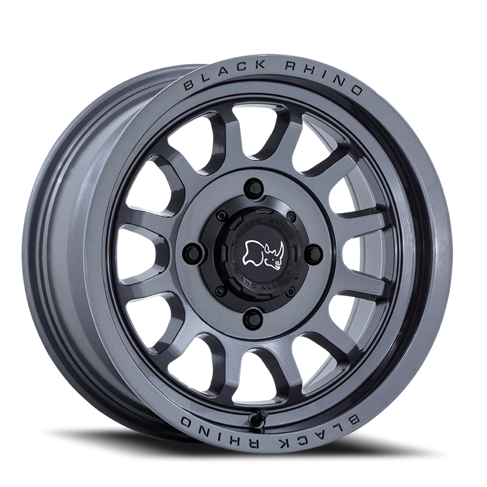 BLACK RHINO HARD ALLOYS - UTV BU001 14X7 4X110 G-GNMTL 10MM - BU001AX14704010