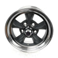 AMERICAN RACING VINTAGE VN105D 14X6 5X4.75 S-BLK MACH -2MM - VN1054661B