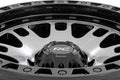 Rough Country Rough Country 82 Series Wheel One-Piece Machined Semi Gloss Black 15x8 5x4.5 -19mm 82151813M