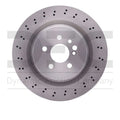 DFC 05-06 Mercedes-Benz CL65 AMG Rear Drilled GeoSPEC Coated Rotor