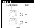 Hawk HPS Street Brake Pads