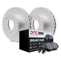 DFC 21-22 Chevrolet Colorado Rear Left Drilled & Slotted Silver Brake Rotor