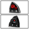 Spyder Honda Prelude 92-96 Euro Style Tail Lights Black ALT-YD-HP92-BK