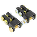 Antirock Double Shear End Link Bracket Kit Extends Arm Length 1.5 Inch Allows up to 1.25 Inch Link Offset Hardware Included Pair RockJock 4x4