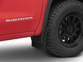 WeatherTech 2019+ GMC Sierra / Sierra Denali 1500 w/o Large OE Splsh Guard No Drill Mudflaps - Black