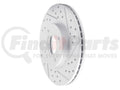 DFC 14-23 Ford Transit Courier (Mexico) Front Right Drilled & Slotted Geoperformance Rotor