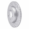 DFC 11-16 BMW Z4 Rear Right Drilled & Slotted Silver Brake Rotor
