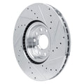 DFC 18-25 Volkswagen Atlas/Atlas Cross Sport Front Left Drilled & Slotted Silver Brake Rotor