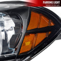 CRYSTAL HOUSING HEADLIGHTS BLACK