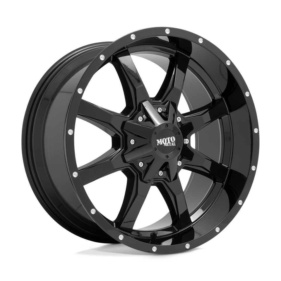 MO970 17X9 5X4.5 SG-BLK MILL -12MM
