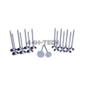 Supertech Honda H22A1/H22A4 Black Nitrided Exhaust Valve - Set of 8