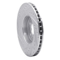 DFC 98-04 Volvo V70/C70/S70 Front Right Drilled & Slotted Silver Brake Rotor