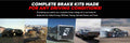 R1 Concepts Brake Rotor- Blank with Optimum Oe Pads Hdw