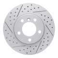 R1 11-16 Mini Cooper Paceman Front Left Drilled & Slotted Geoperformance Rotor