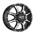 MO970 16x7 5x160.00 GLOSS BLACK W/ MACHINED FACE (42 mm)