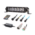 SINGLE ROW 8IN CHASING LED LIGHTBAR