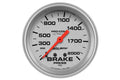 AutoMeter Gauge Brake Pressure 2-5/8in. 2000PSI Mechanical Ultra-Lite