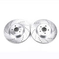 Power Stop 19-20 Subaru Forester Front Evolution Drilled & Slotted Rotors - Pair