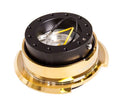 NRG Quick Release Kit Gen 2.8 - Black / Chrome Gold Ring
