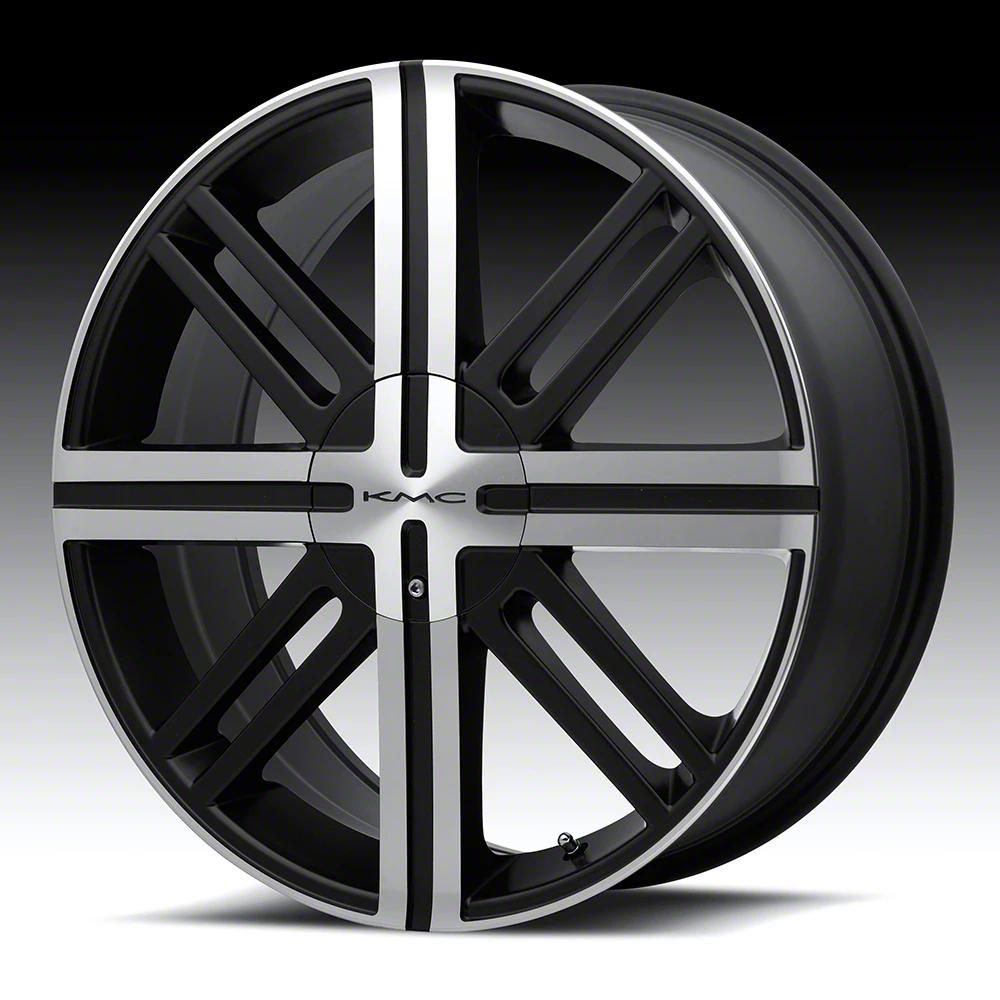 SPLICE 16x7 5x114.30/5x120.65 SATIN BLACK W/ MACHINED FACE (35 mm)