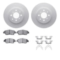 R1 14-20 Honda City Front Carbon Coated Brake Rotor Set w/Optimum OE Pads and Hardware