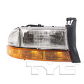 CAPA 9704 DG DAKTA (W/ S.L;FR 8/18/97) HEADLAMP ASSY RH