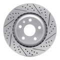 R1 08-15 Audi Tts Quattro Rear Right Drilled & Slotted Geoperformance Rotor