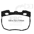 EBC 95-96 Land Rover Discovery (Series 1) 3.9 Yellowstuff Front Brake Pads