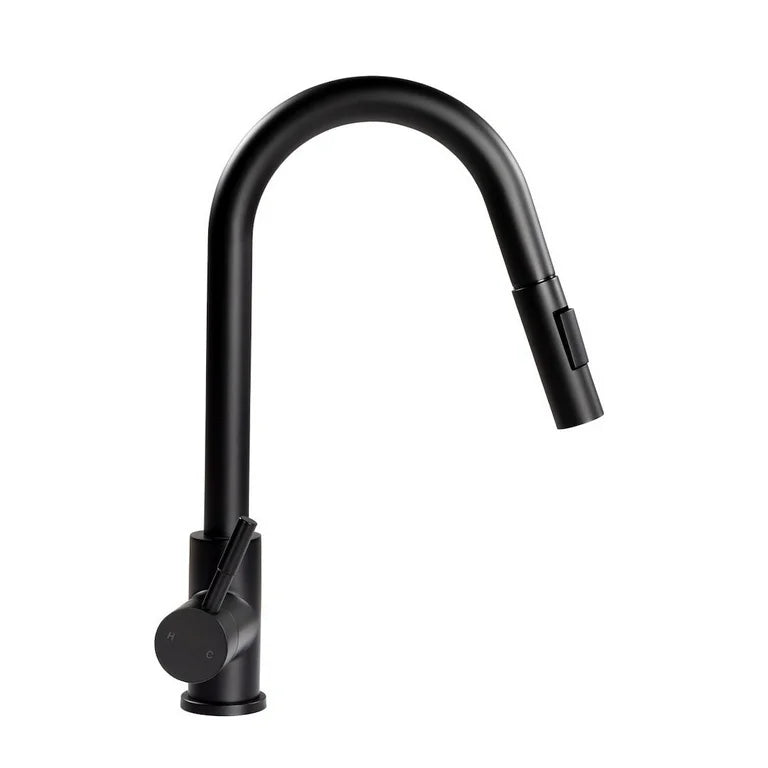 BULLET PULLDOWN FAUCET BLACK MATTE (RETAIL BOX)