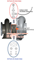 HKS Oil Parts Kit for GTIII-5R/4R Oil Piping (Required to Replace T51R/TO4Z to GTIII-5R/GTIII-4R)