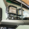 Cali Raised 2021+ Ford Raptor Ditch Light Mount Kit - 2 3X2 18W Amber Led Pods / No